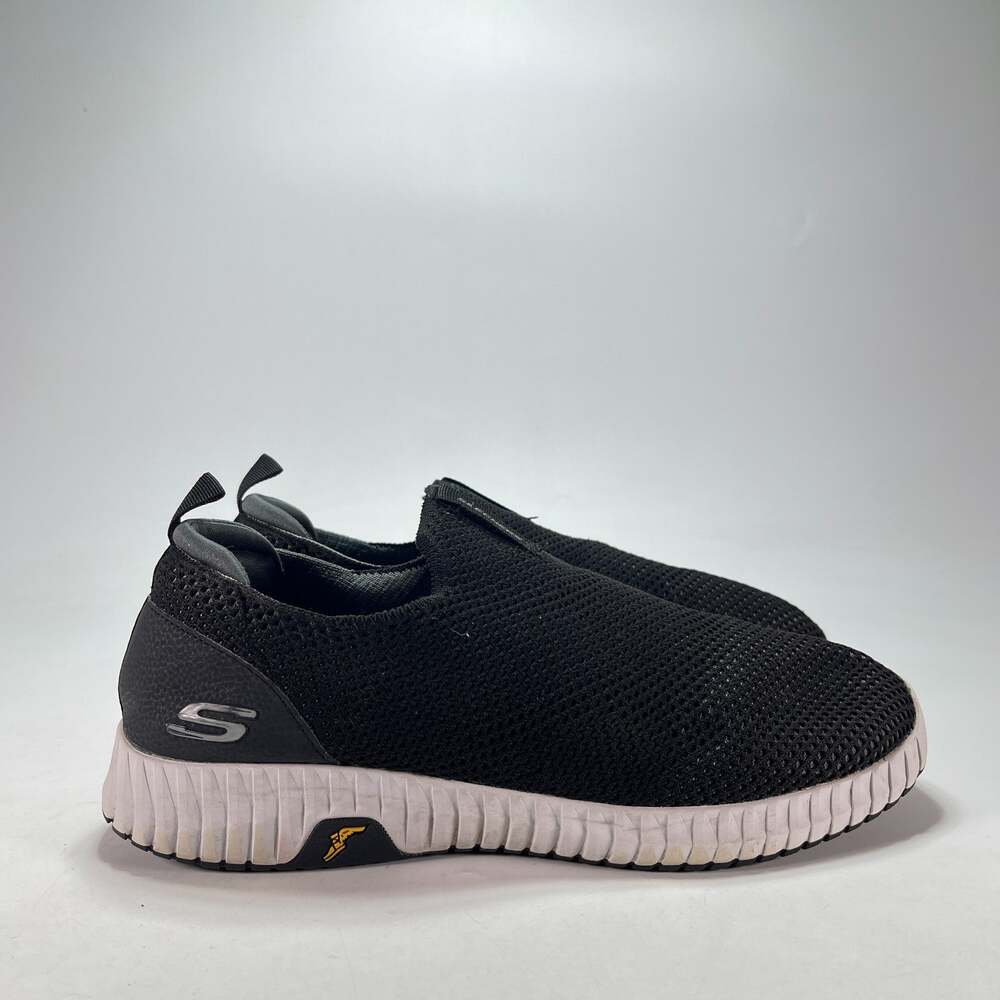 Skechers Elite Flex Prime Black Slip On Sneakers Goodyear Sole Men’s Size 11.5